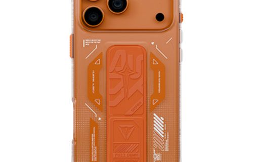 SkinArma Helio MagSafe Case With Grip Stand for iPhone 17 Pro - Orange