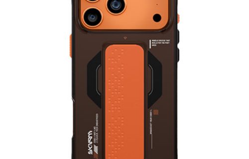 SkinArma Haxa MagSafe Case With Grip Stand for iPhone 17 Pro Max - Graphite