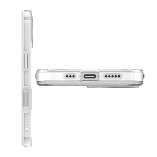 Uniq Hybrid Clario MagSafe Case for iPhone 17 - Lucent Clear - Image 4